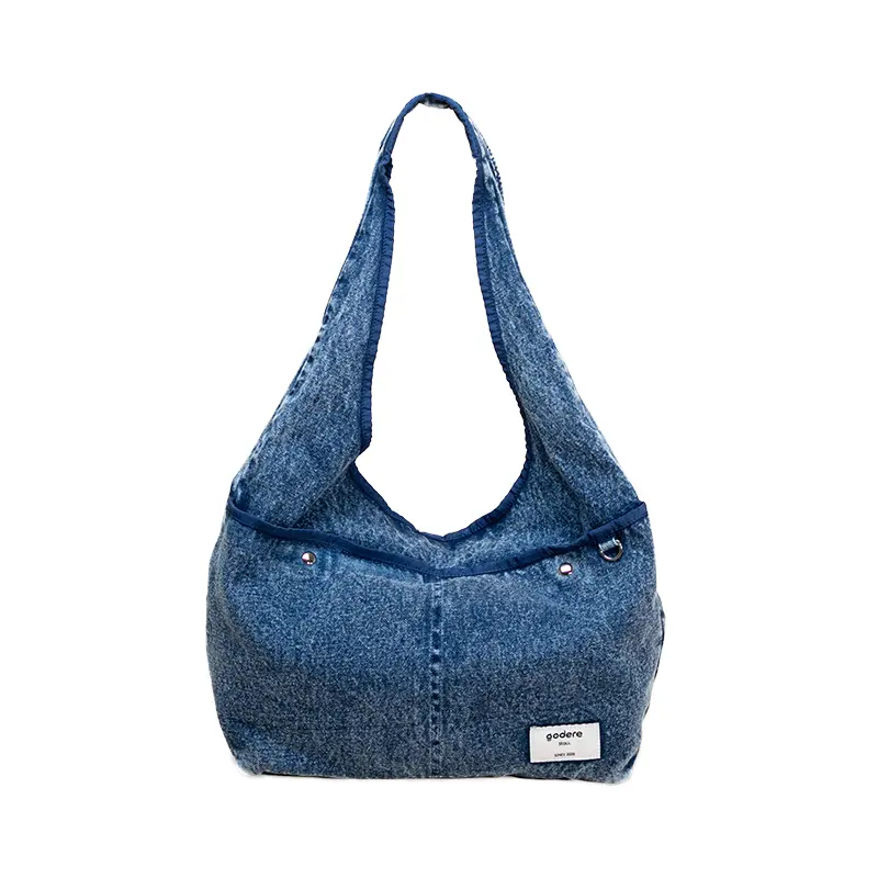 Vintage denim velika torba